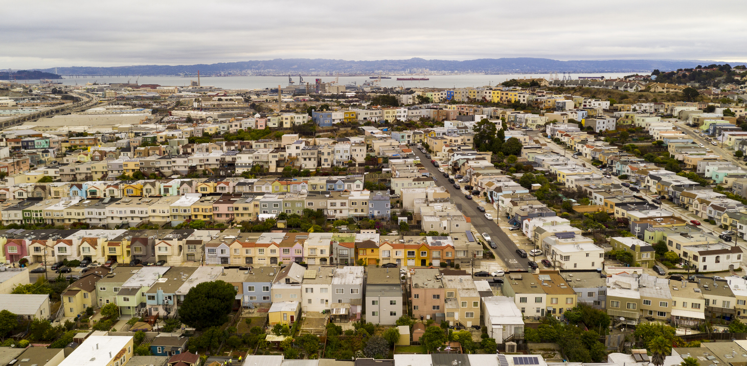 Panoramic Image of South San Francisco, CA